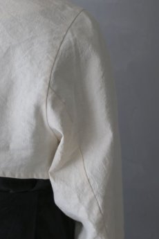 画像13: 【ササキチホ】アンティークリネン　短羽織　ロング袖（白） (13)