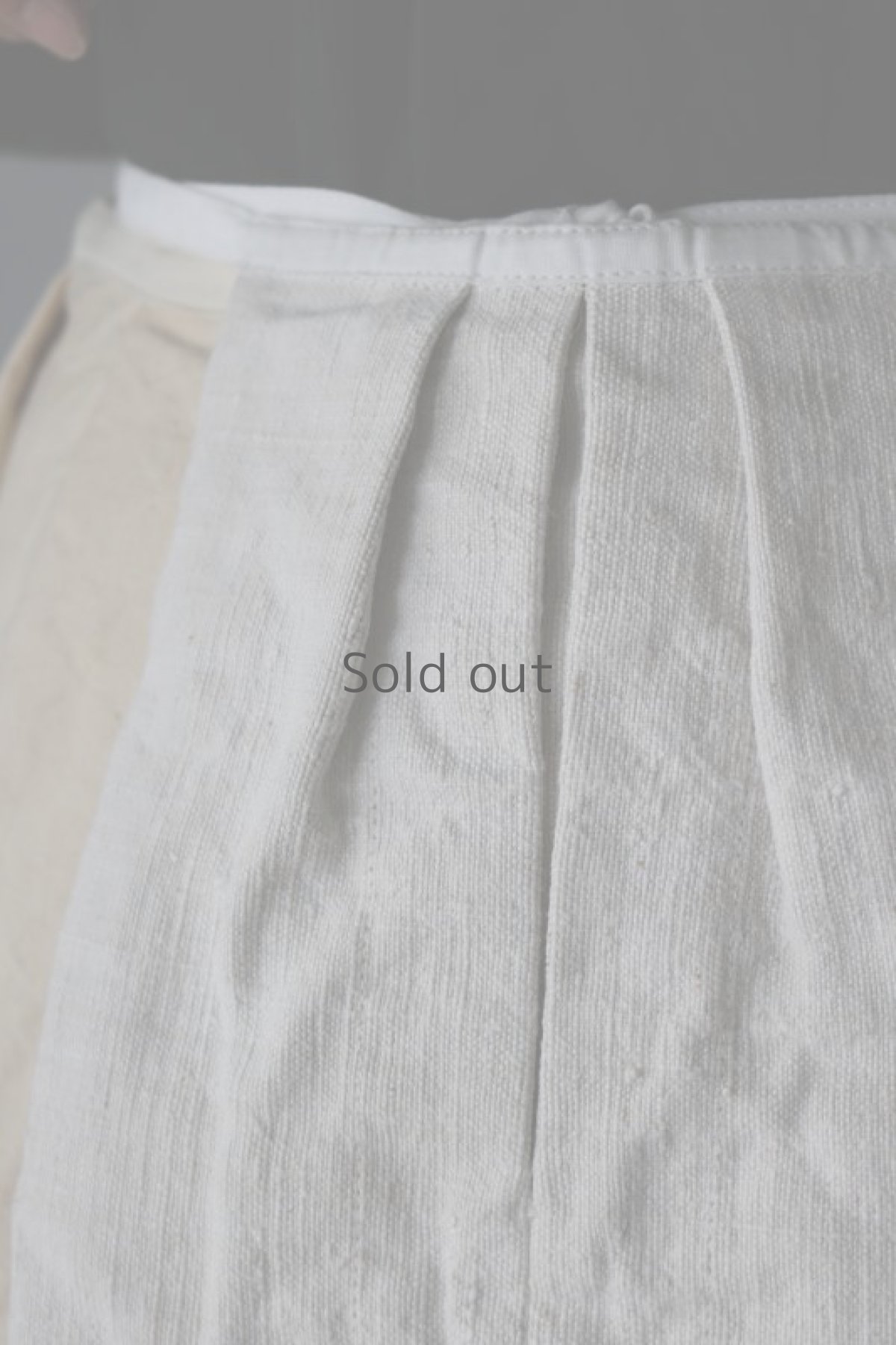 画像5: 【ササキチホ】アンティークリネン　腰袋　type:C /生成り (5)