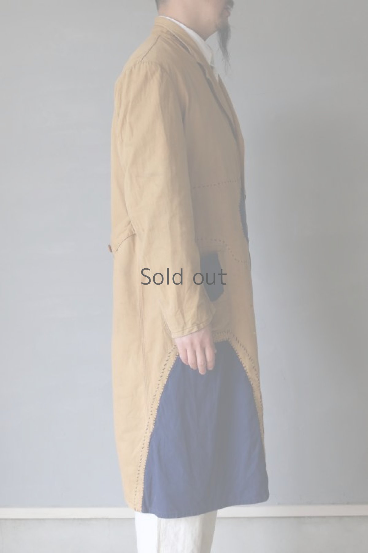 画像19: 【MITSUGU SASAKI】ビンテージリメイク　パッチワーク　ロングワークコート(GREIFF) (19)