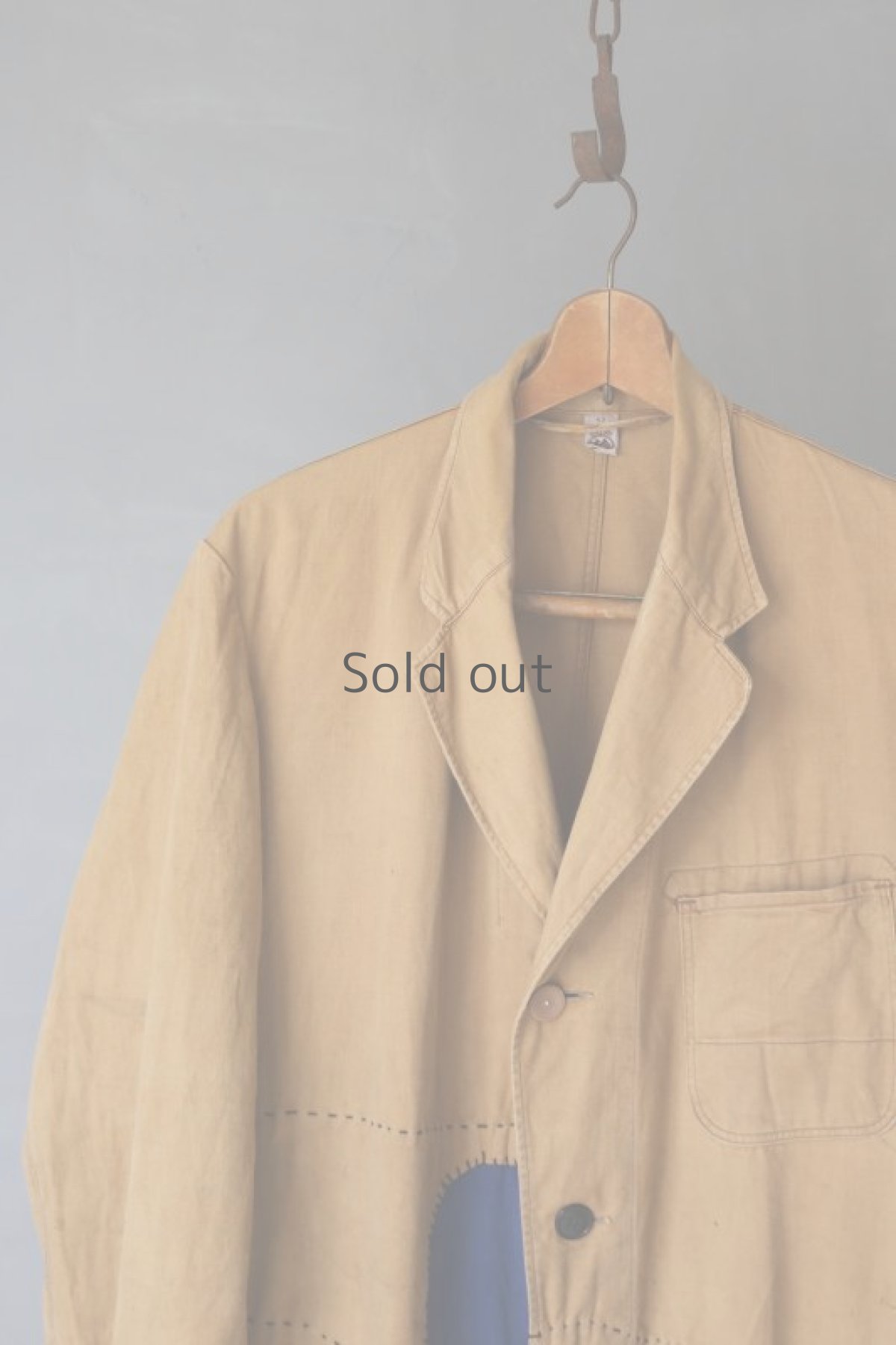 画像3: 【MITSUGU SASAKI】ビンテージリメイク　パッチワーク　ロングワークコート(GREIFF) (3)