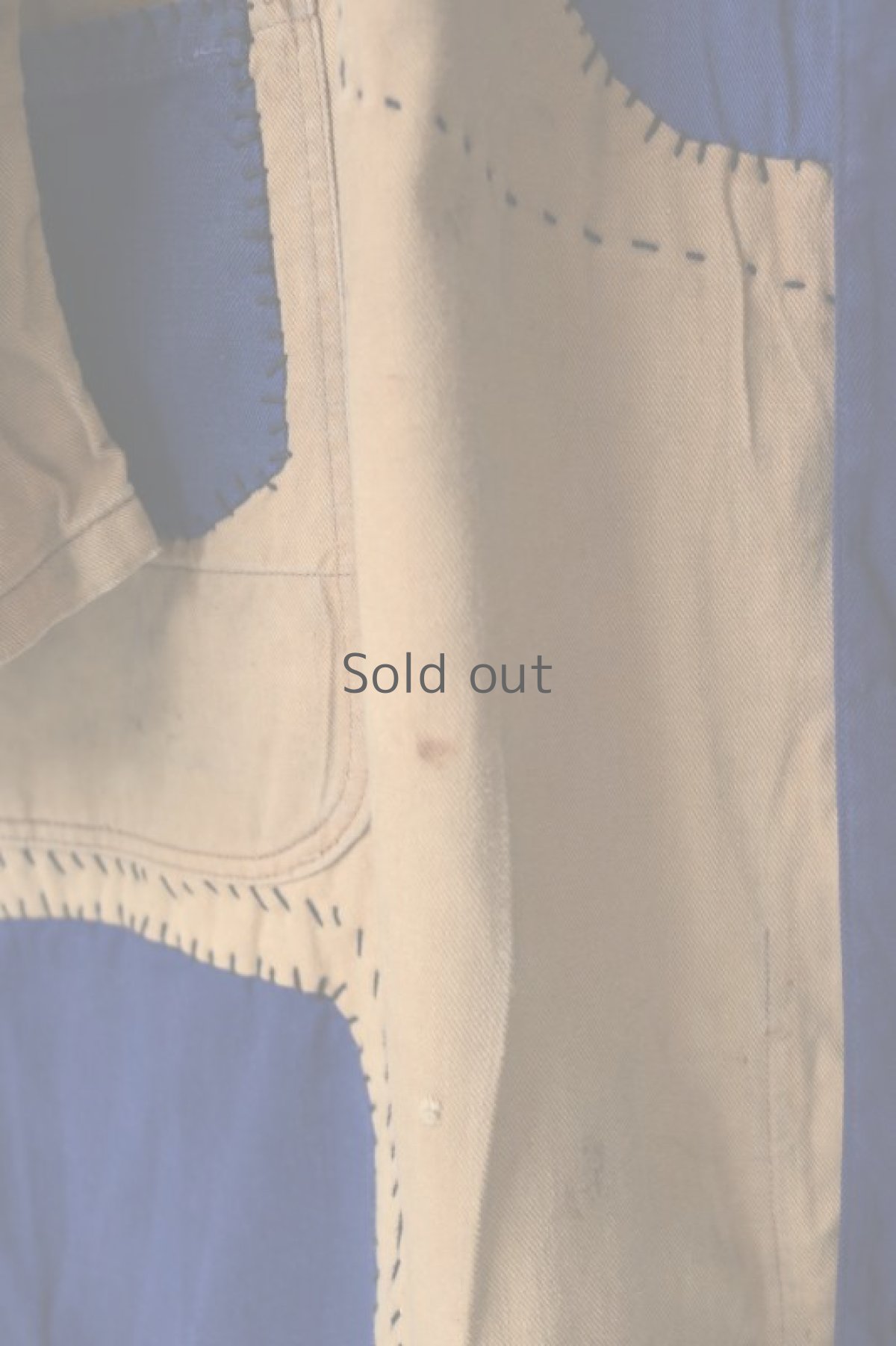 画像9: 【MITSUGU SASAKI】ビンテージリメイク　パッチワーク　ロングワークコート(GREIFF) (9)