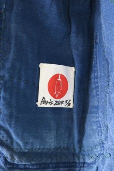 画像15: 【MITSUGU SASAKI】ビンテージリメイク　パッチワーク　ファーマーズチェックジャケット（PARIS Collection 2024） (15)