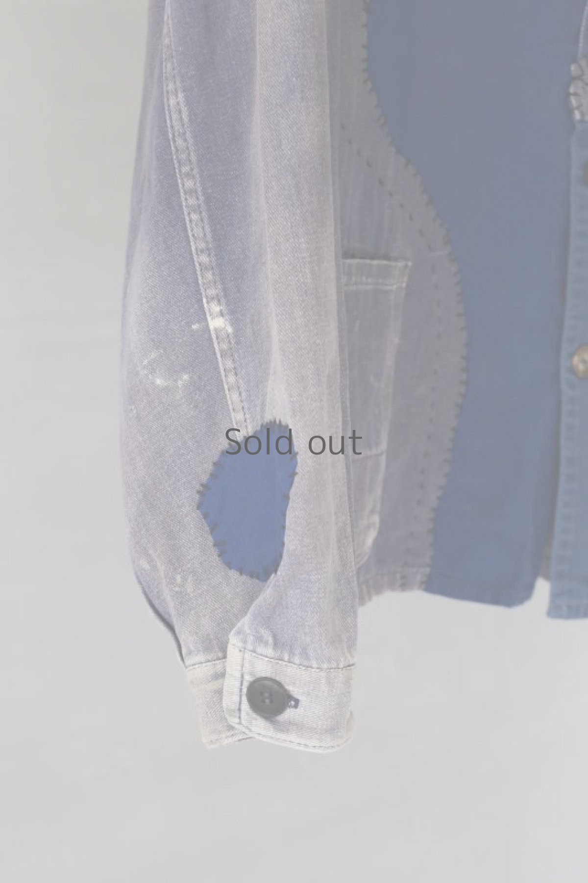 画像6: 【MITSUGU SASAKI】ビンテージリメイク　パッチワーク　デニムワークジャケット (6)