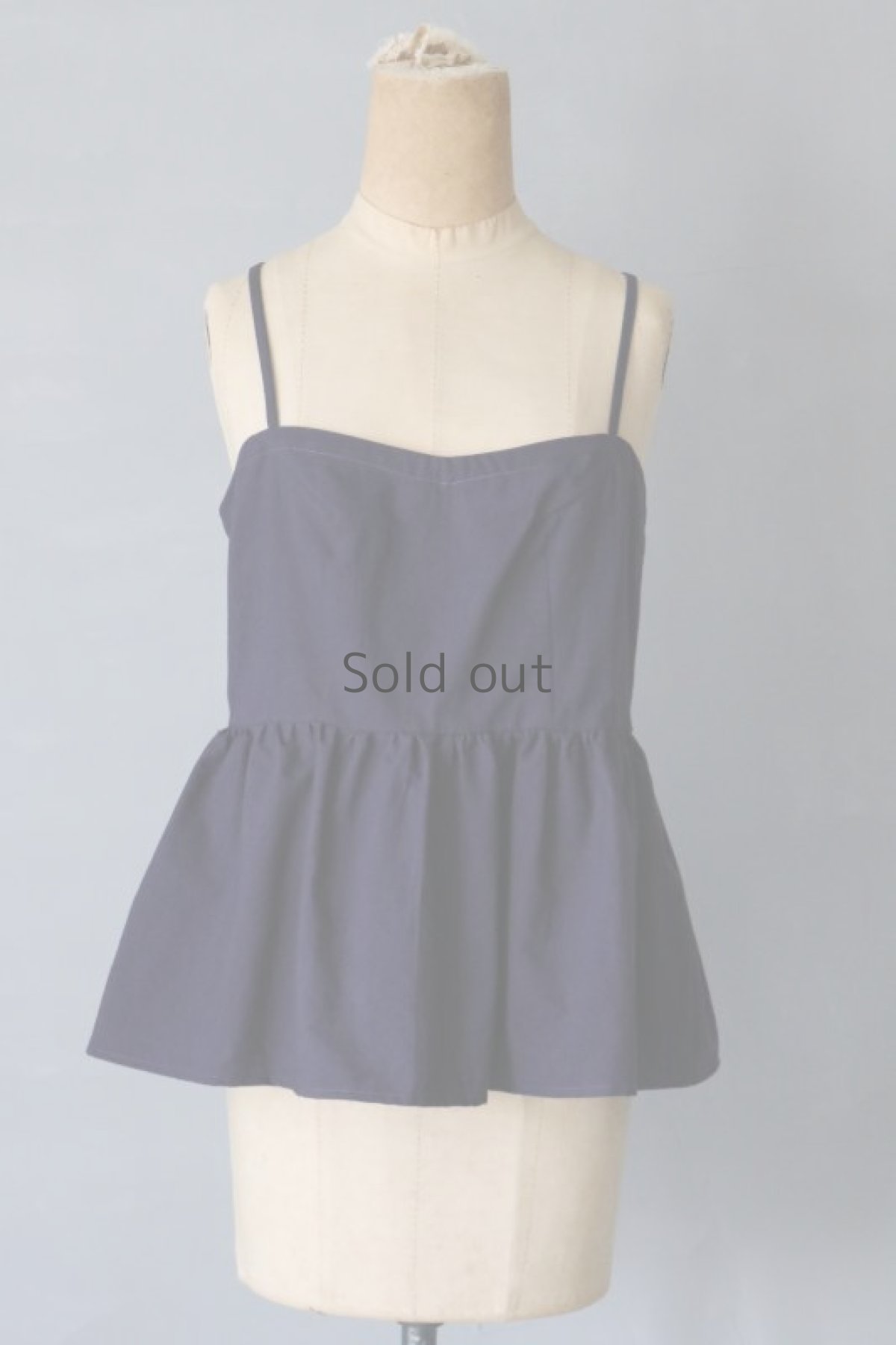 画像3: 【ササキチホ】背クロス＋リボンキャミソール　ヴィンテージリネン（後染め紫） (3)