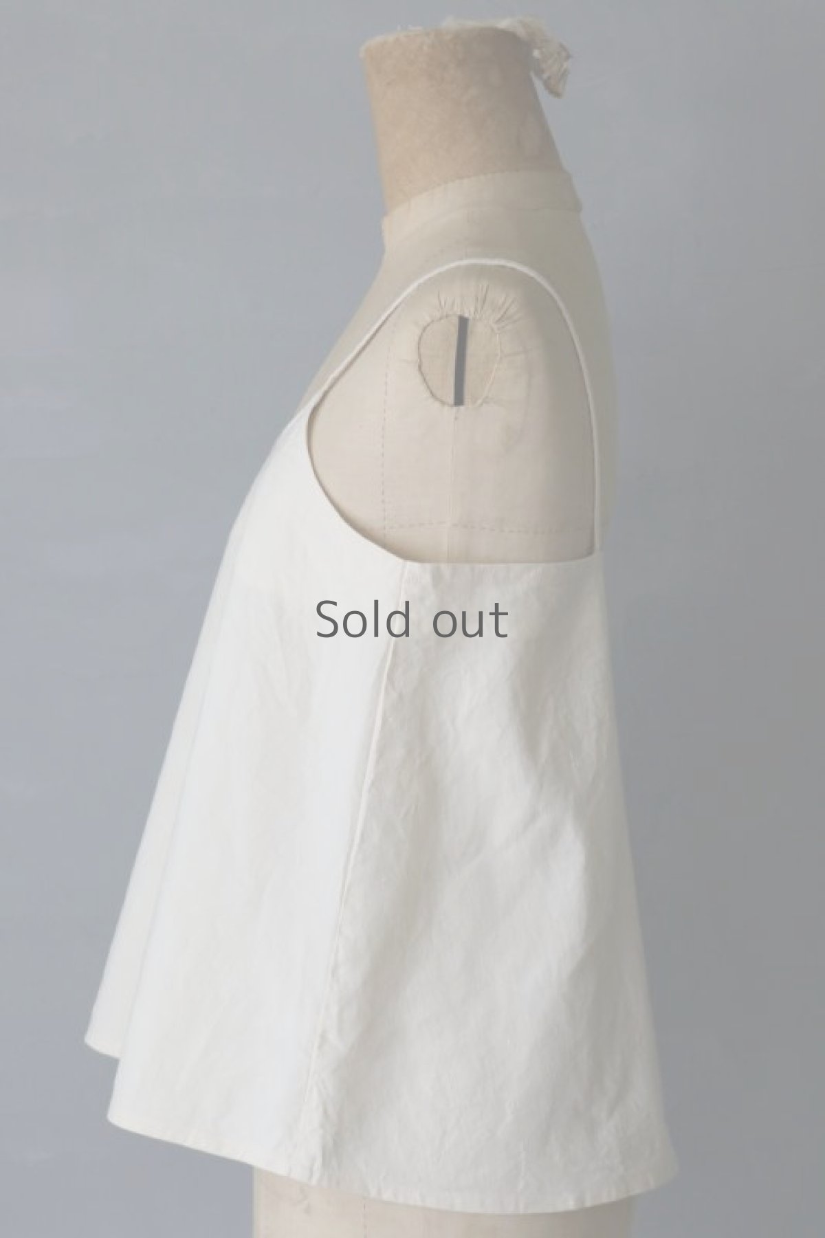 画像3: 【ササキチホ】フレア　キャミソール　デッドストック（生成り） (3)