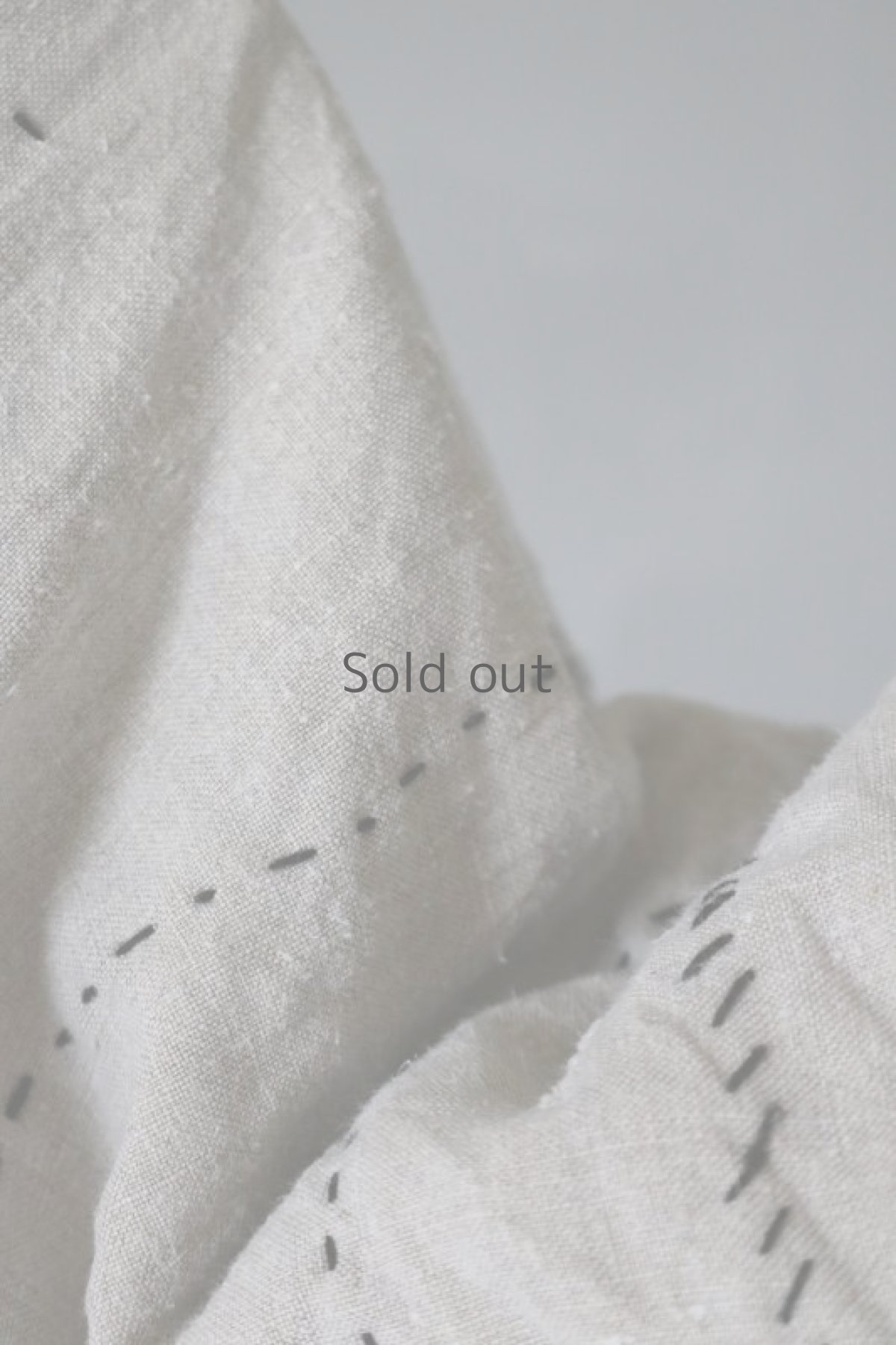 画像5: 【MITSUGU SASAKI】アンティークリネンリメイク　パッチワーク　ショルダーバッグ（生成りと白） (5)