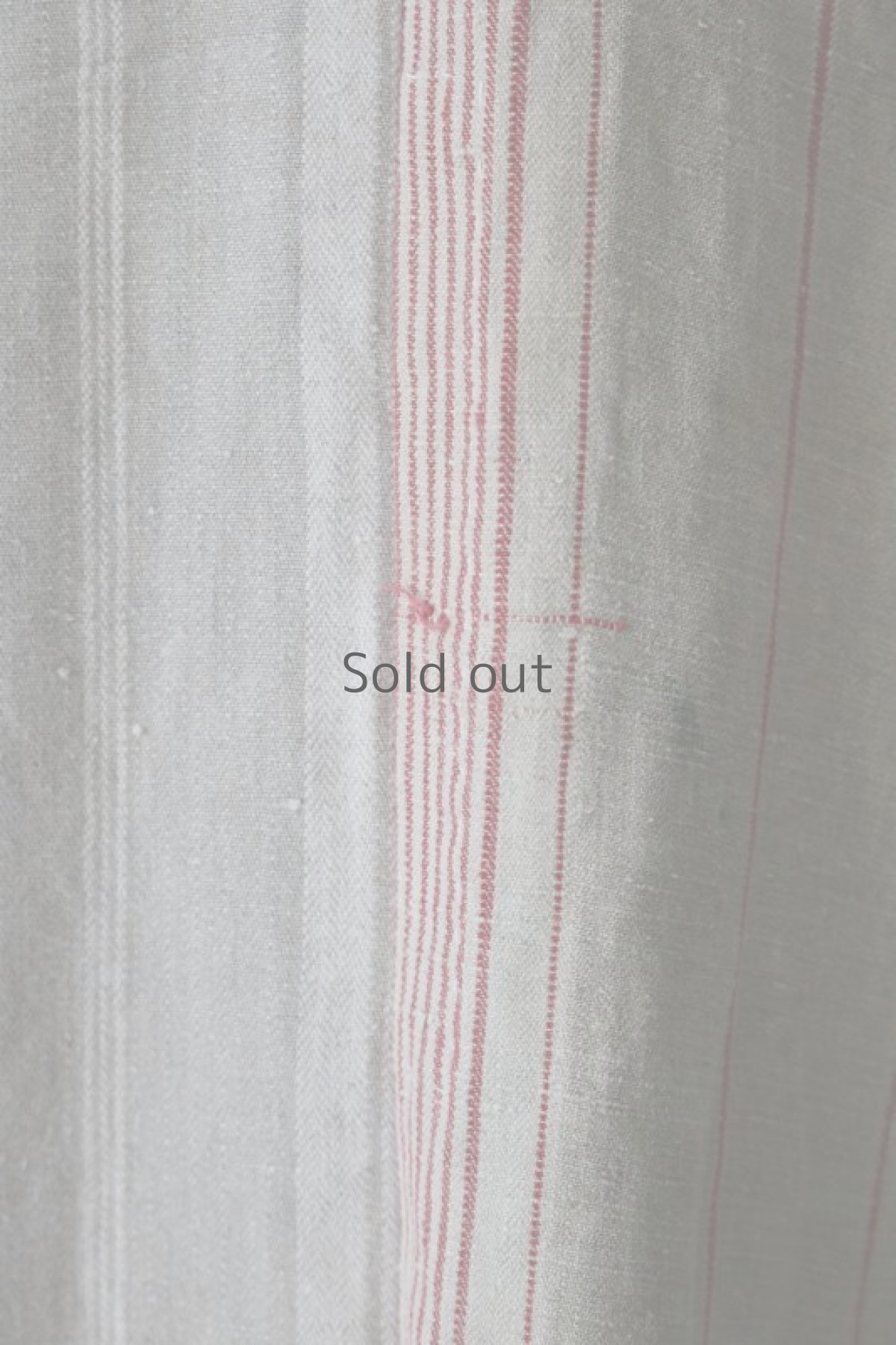 画像11: 【ササキチホ】ティッキングファブリック　コクーン袖　5/S　Vネックワンピース (11)