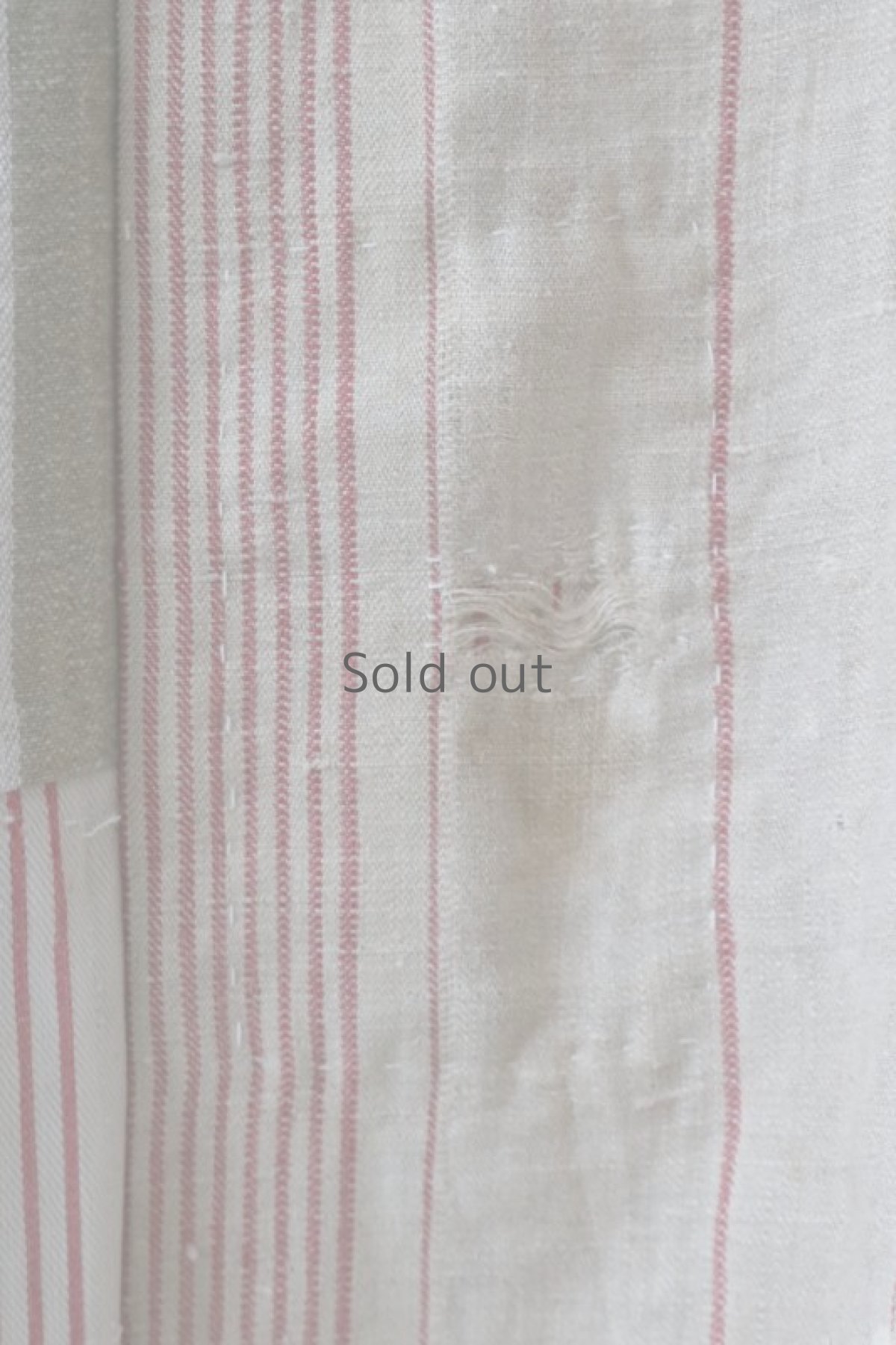 画像18: 【ササキチホ】ティッキングファブリック　コクーン袖　5/S　Vネックワンピース (18)