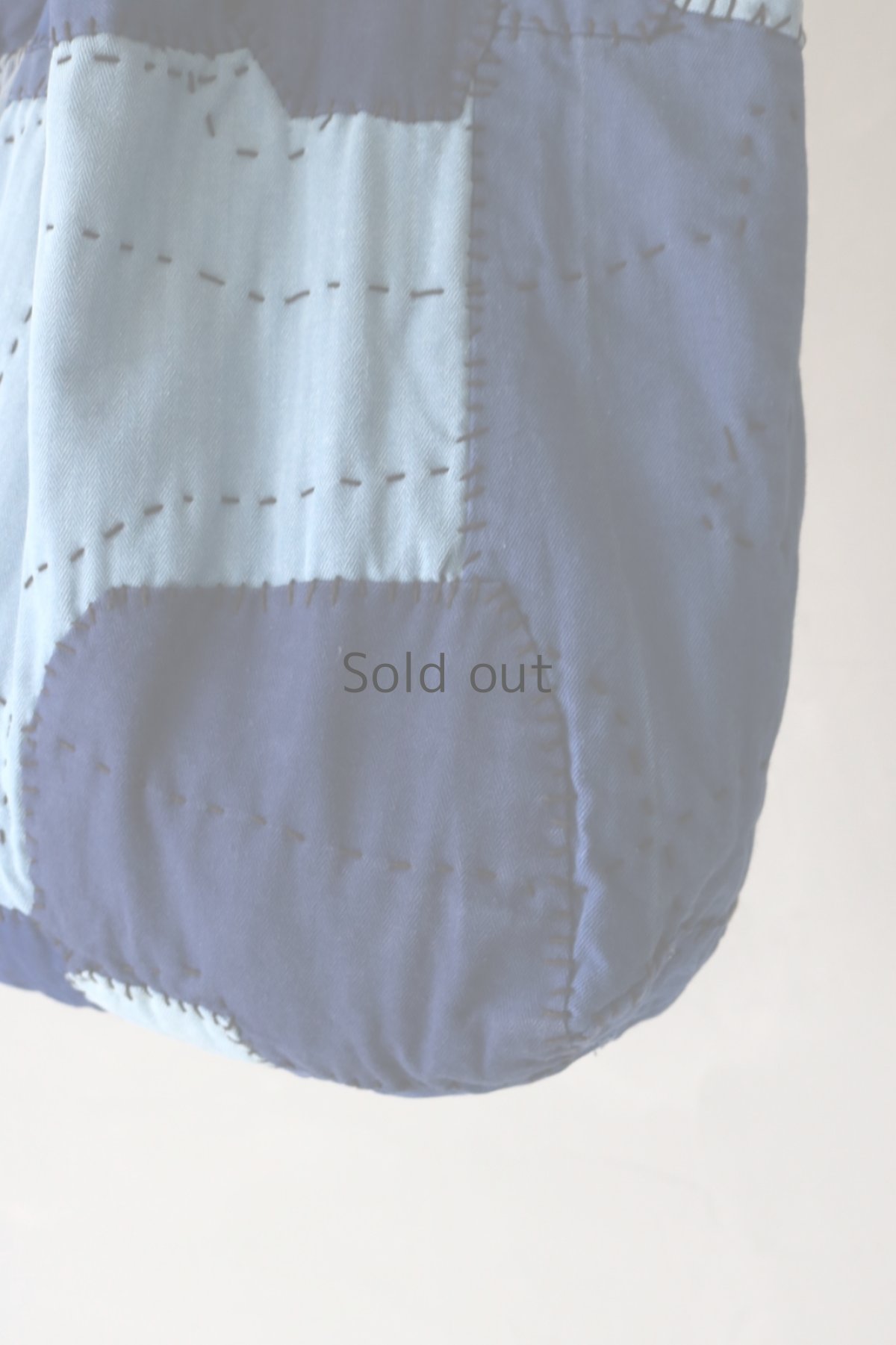 画像9: 【MITSUGU SASAKI】ビンテージリメイク　ユーロワークのパッチワーク　トートバッグ (9)