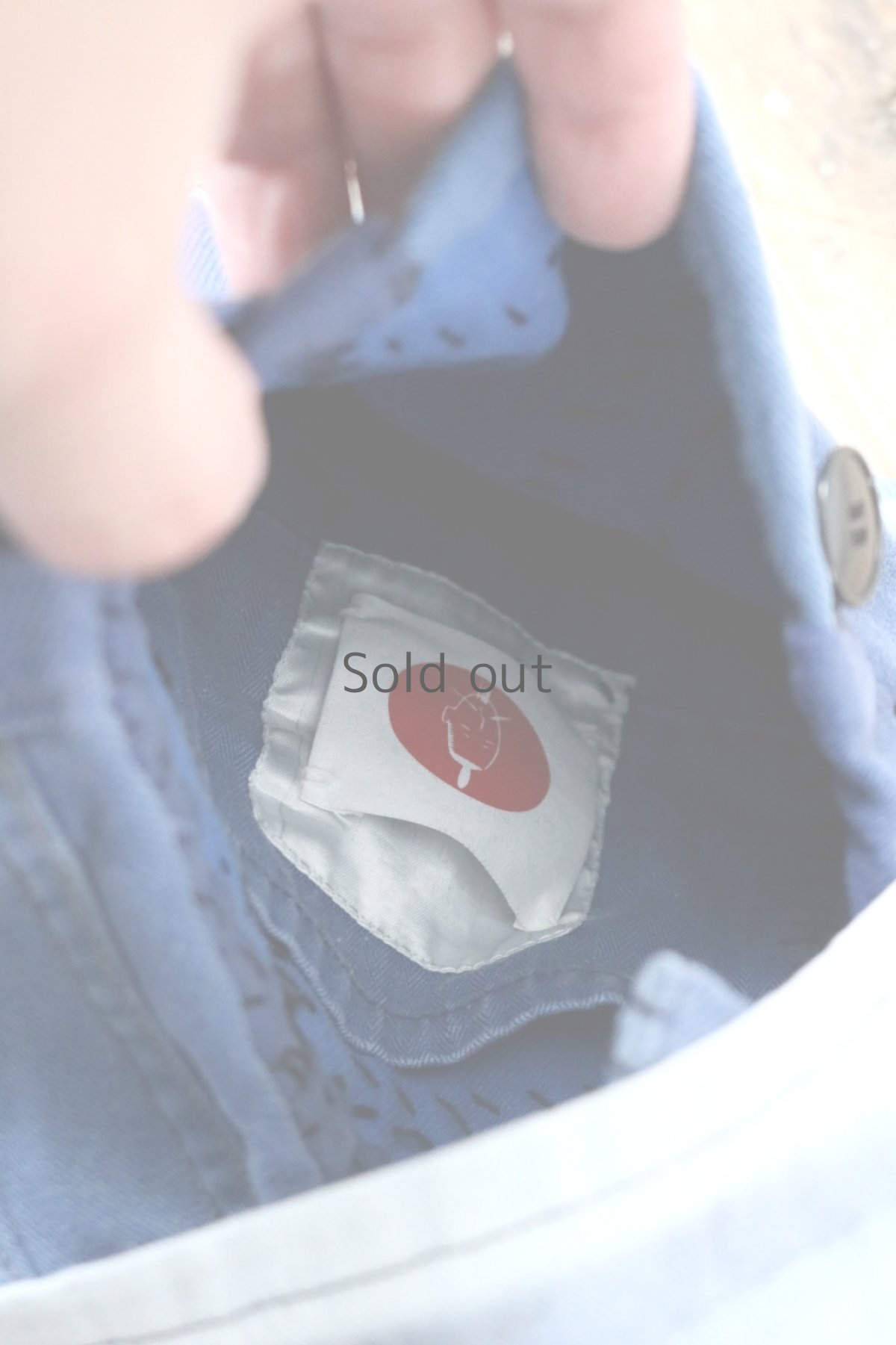 画像9: 【MITSUGU SASAKI】ビンテージリメイク　ユーロワークのパッチワークスモールポーチ (9)