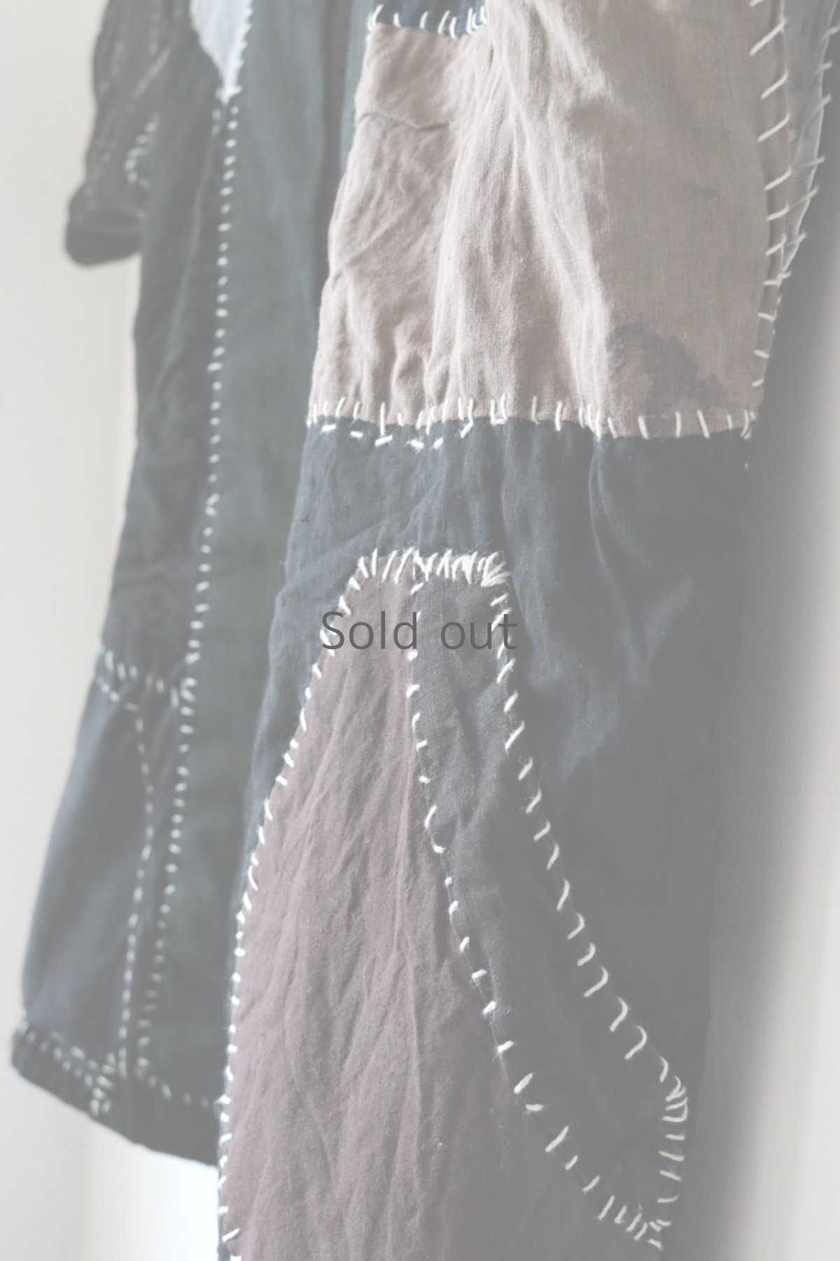 画像8: 【MITSUGU SASAKI】黒古布　キモノジャケット(黒ベース) (8)