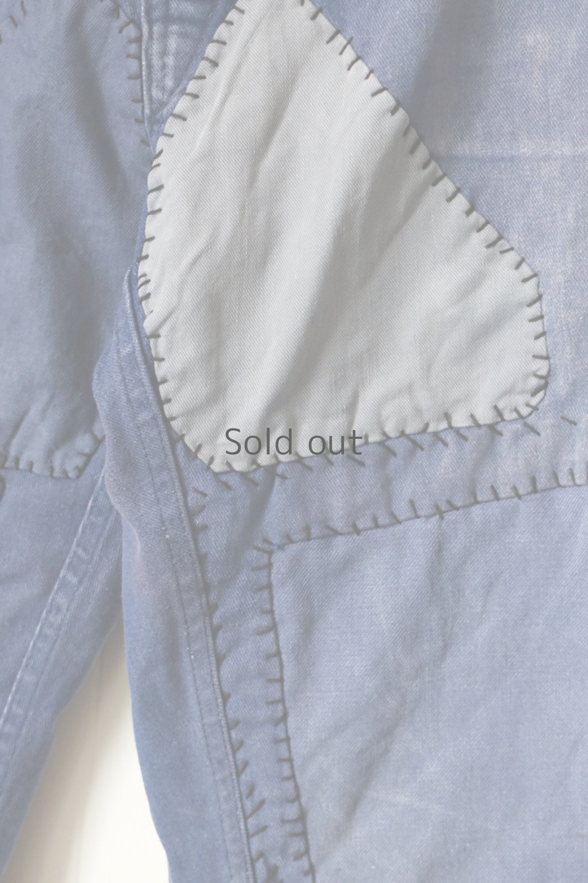 画像3: 【MITSUGU SASAKI】ビンテージ×リメイク パッチワーク ワークパンツ（小さめ） (3)