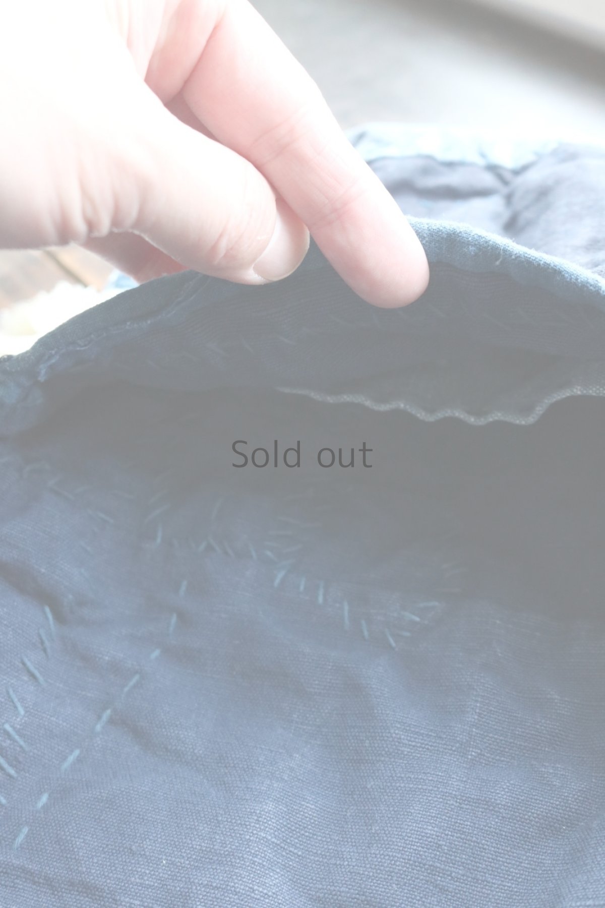 画像12: 【MITSUGU SASAKI】藍染古布リメイク　パッチワーク　スモールショルダーバッグ（ミックス） (12)