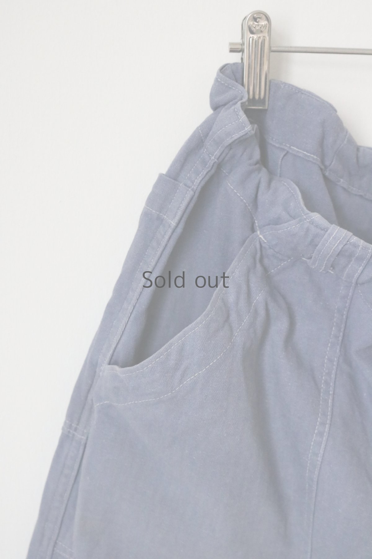 画像7: 【MITSUGU SASAKI】ビンテージ×リメイク パッチワーク ワークイージーパンツ（短め） (7)