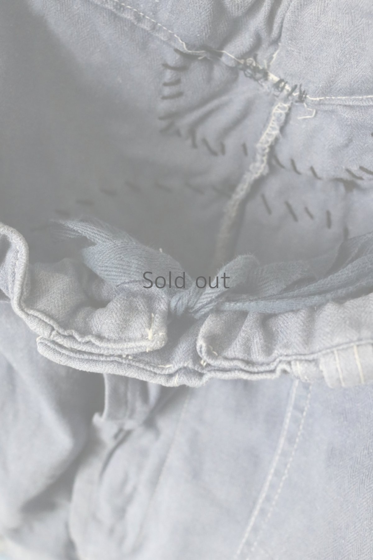 画像6: 【MITSUGU SASAKI】ビンテージ×リメイク パッチワーク ワークイージーパンツ（短め） (6)