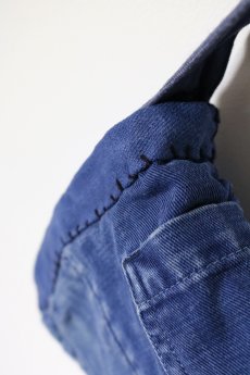 画像5: 【MITSUGU SASAKI】ビンテージリメイク　ユーロワークのパッチワークスモールバッグ (5)