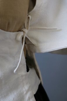 画像11: 【ササキチホ】アンティークリネン 短上衣（白） (11)