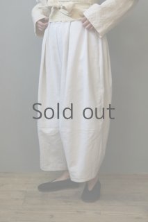 ササキチホ　アンティークリネン短羽織　ボリューム袖 ササキチホ】アンティークリネン 短羽織 筒袖（墨染/紐付き）