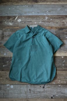 画像1: 【MITSUGU SASAKI】ビンテージリメイク　スウェーデン軍　M55半袖シャツ (1)