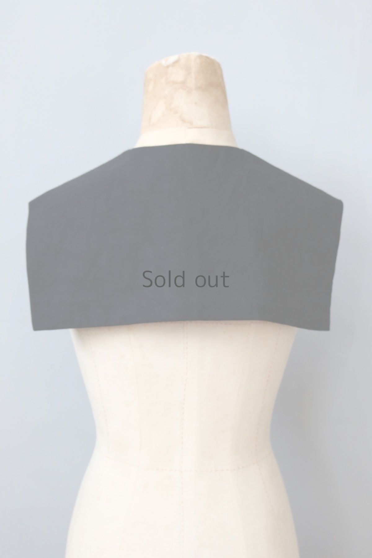 画像4: 【ササキチホ】アンティークリネン×染　トゥルドカラー／◻︎(シカク)／黒 (4)