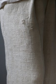 画像5: 【ササキチホ】アンティークリネン　ワイドワークパンツ／刺繍 (5)