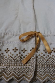 画像9: 【ササキチホ】刺繍レースペチパンツ／ベージュ (9)