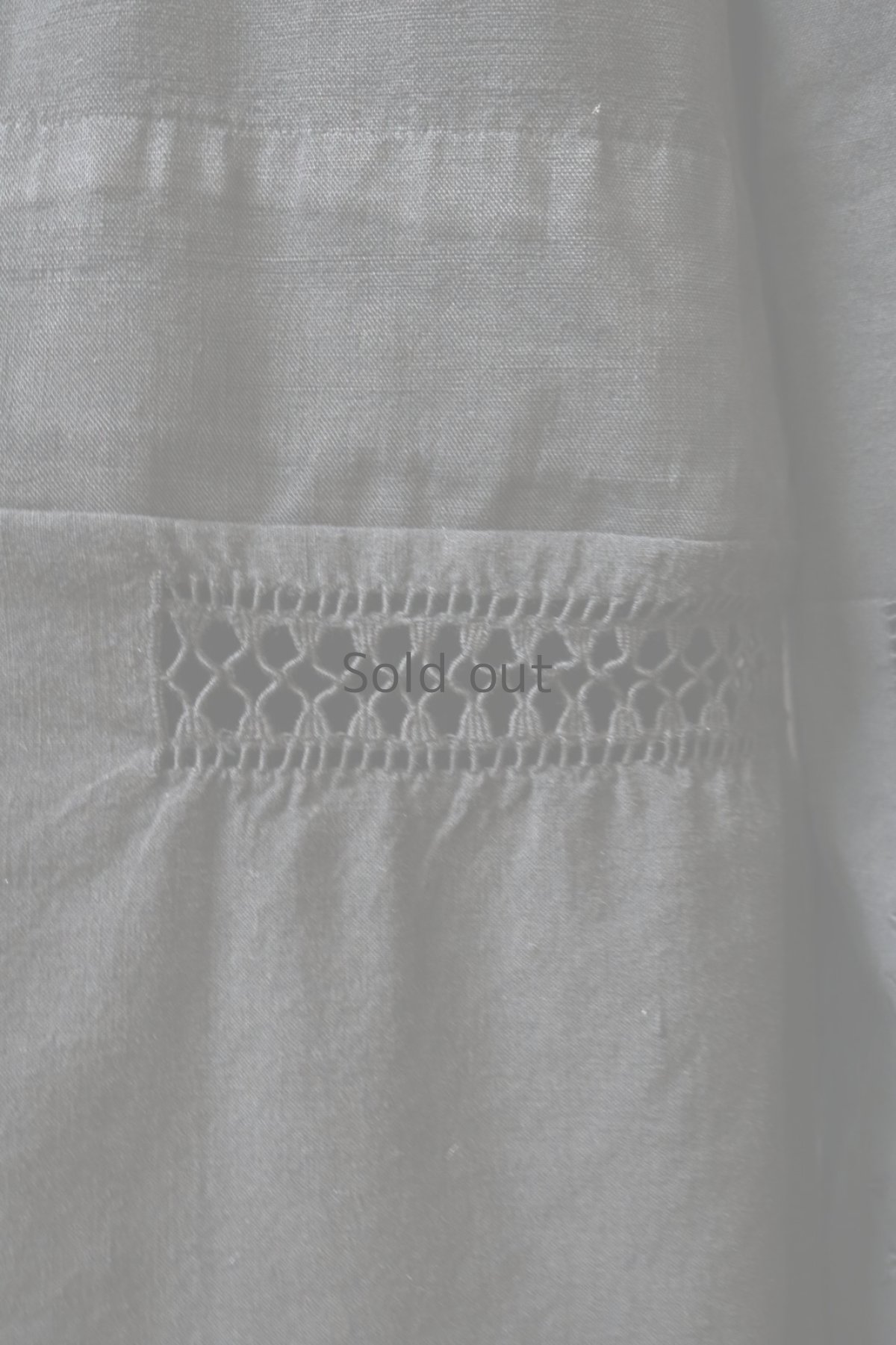 画像10: 【ササキチホ】アンティークリネン×染　ツギハギワイドパンツ／黒C (10)