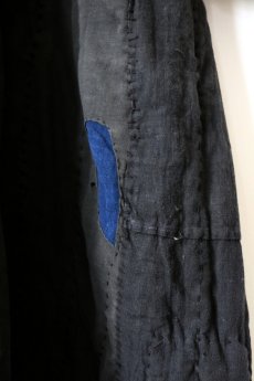 画像24: 【MITSUGU SASAKI】SUPER BORO BORO Black linen ワンピース (24)