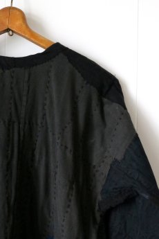 画像30: 【MITSUGU SASAKI】SUPER BORO BORO Black linen ワンピース (30)