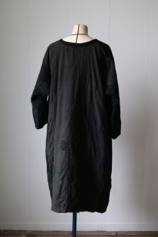 画像6: 【MITSUGU SASAKI】SUPER BORO BORO Black linen ワンピース (6)