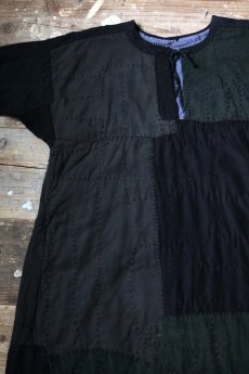 画像10: 【MITSUGU SASAKI】SUPER BORO BORO Black linen ワンピース (10)