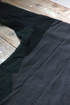 画像20: 【MITSUGU SASAKI】SUPER BORO BORO Black linen ワンピース (20)