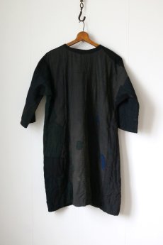画像29: 【MITSUGU SASAKI】SUPER BORO BORO Black linen ワンピース (29)