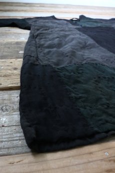 画像12: 【MITSUGU SASAKI】SUPER BORO BORO Black linen ワンピース (12)