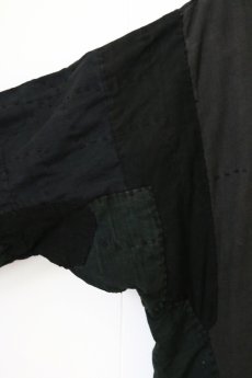 画像32: 【MITSUGU SASAKI】SUPER BORO BORO Black linen ワンピース (32)