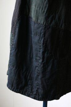 画像4: 【MITSUGU SASAKI】SUPER BORO BORO Black linen ワンピース (4)