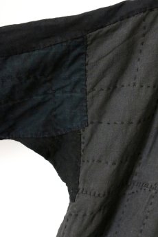 画像25: 【MITSUGU SASAKI】SUPER BORO BORO Black linen ワンピース (25)