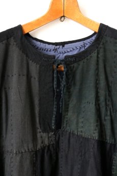 画像23: 【MITSUGU SASAKI】SUPER BORO BORO Black linen ワンピース (23)