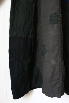 画像18: 【MITSUGU SASAKI】SUPER BORO BORO Black linen ワンピース (18)