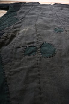 画像17: 【MITSUGU SASAKI】SUPER BORO BORO Black linen ワンピース (17)