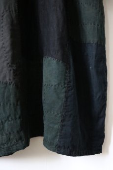 画像27: 【MITSUGU SASAKI】SUPER BORO BORO Black linen ワンピース (27)