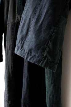 画像28: 【MITSUGU SASAKI】SUPER BORO BORO Black linen ワンピース (28)
