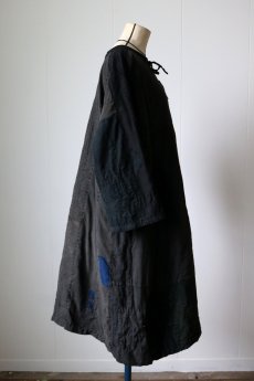 画像8: 【MITSUGU SASAKI】SUPER BORO BORO Black linen ワンピース (8)
