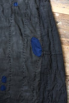 画像19: 【MITSUGU SASAKI】SUPER BORO BORO Black linen ワンピース (19)