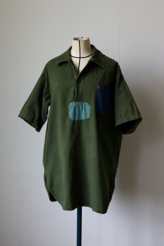 画像2: 【MITSUGU SASAKI】ビンテージリメイク　スウェーデン軍　M55半袖シャツ (2)