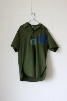 画像1: 【MITSUGU SASAKI】ビンテージリメイク　スウェーデン軍　M55半袖シャツ (1)
