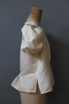 画像6: 【ササキチホ】ラミーコットン　装袖ブラウス s/s（生成り） (6)