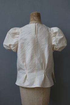 画像8: 【ササキチホ】ラミーコットン　装袖ブラウス s/s（生成り） (8)