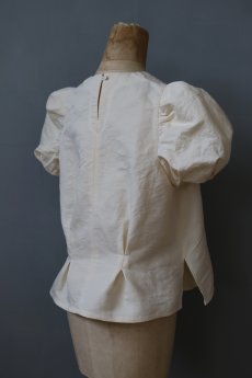 画像7: 【ササキチホ】ラミーコットン　装袖ブラウス s/s（生成り） (7)