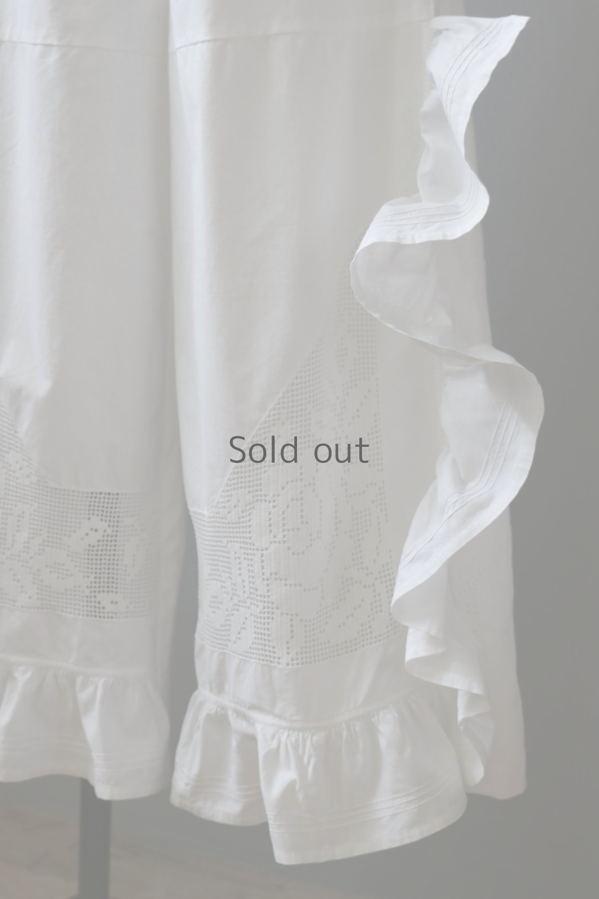 画像5: 【ササキチホ】フィレレースとフリルのリメイクパンツ (5)